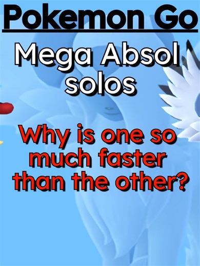 Mega Absol Solos: SIDE BY SIDE A little different look this time. I, did these two solos back to back. The time difference was STUNNING! I hope you like it. (I am on vacation, so... not responding yet to dms. But, I will.) Thanks everyone. #pokemon #mobilegames #mega #solos #familyfun