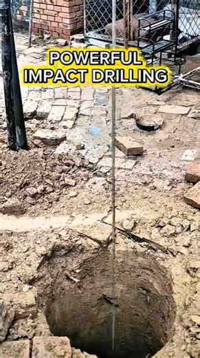 Impact Drilling Machine in Action.