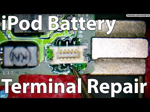 iPod Classic Battery Terminal repair
