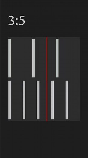 3 over 5 Polyrhythm: Try Tapping Along! #music #math #visualization