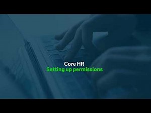 Sage HR: Setting up permissions
