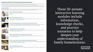 Explore this interactive learning series to deepen your understanding around children and families experiencing homelessness. Learn how to identify families experiencing homelessness, conduct community outreach, and much more: https://bit.ly/2HBQwsy | Head Start