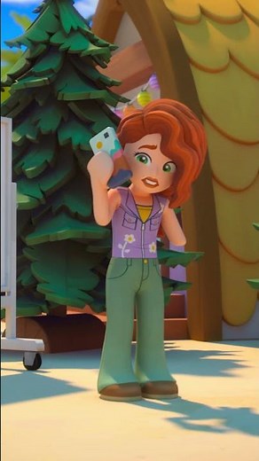 Who is Aliya's mystery guest?! 👀🎄| Season 3 Sneak Peek 👀 | LEGO Friends 🎬✨ #Shorts