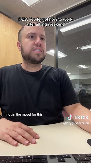 Returning to the office after a long weekend