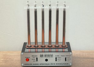 Nixie tube audio spectrum analyzer