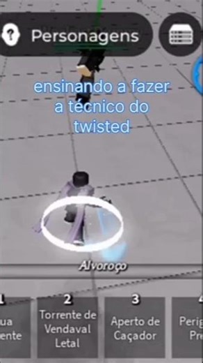 como fazer a técnica do twisted no tsb #roblox #tsb