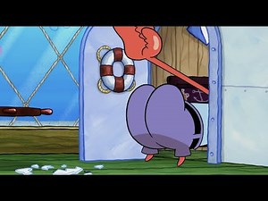 Mr.Krabs twerks in front of customers