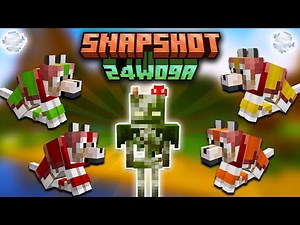 MINECRAFT 1.21 - Armure de Chien COLORÉ ! + BOGGED Modifié!🦴🍄 Snapshot 24w09a🌻