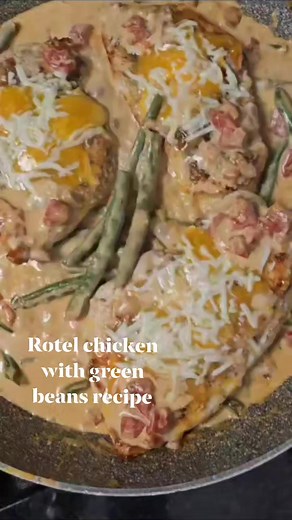 2.4K views · 72 reactions | Easy recipe for Rotel chicken with green beans #adsonreels #viralvideofb #trendingreels #reelsfbusa #StarsEverywhere #cookingathome | Rose M McBride | Facebook