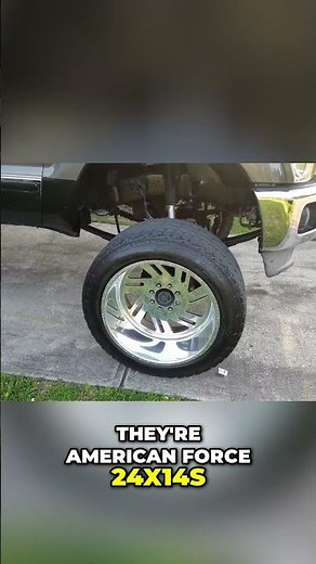 Sexy Truck & Wheels: American Force 24x14s Revealed! #shorts