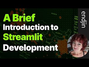 A Brief Introduction to Streamlit Development
