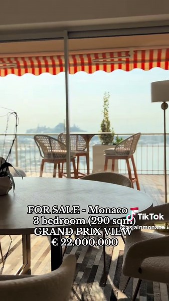 Stunning 3-Bedroom Monaco Property with Grand Prix Views