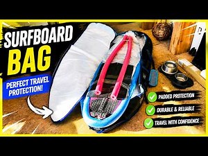 How To Pack Your Surfboard Bag & Surfboard For Airline Travel So You Don't Get Dings or Damage!