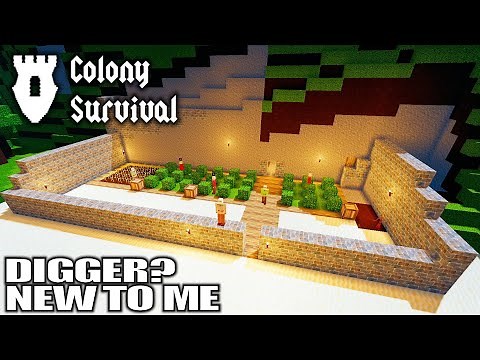 Trying Out The New Digger Job | Colony Survival Gameplay | Part 2