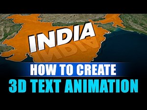 How to Create 3D Text Animation in After Effects [No Plugins Required]