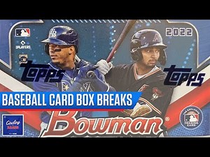 Baseball Card Box Breaks of 2022 Bowman and Bowman Blaster Box | Circling the Bases (5/18/22)