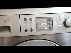 Reparar lavadora Bosch Logixx 8 - Motor no gira, error F43 y correa rota. Cambio de escobillas motor