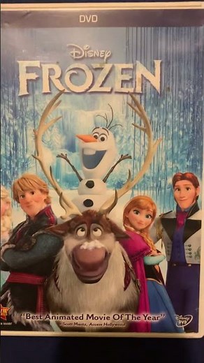 Frozen DVD Unboxing