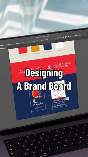 Design with me and get a sneak peek of the branding for a wine label 🍷🍇 Think of a brand board as a handy cheat sheet that includes key elements of your brand like your logo, color palette, typography and fonts, imagery, and other key brand elements. It's an invaluable tool not just for designers and brand owners, but also for social media managers and anyone aiming to maintain visual consistency in representing the brand💫 • #graphicdesign #graphicdesigntiktok #branddesigner #branding #design