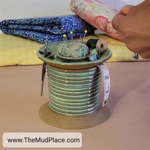 Handmade Sewing Caddy With Pincushion – for Embroiderers and Quilters – Unique Christmas Sew Gift - Etsy