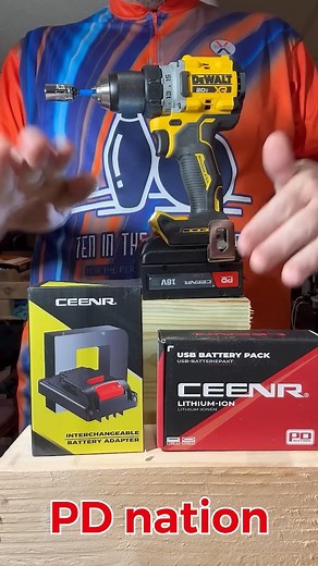 3.9K views · 24 reactions | One battery powers them all! From drills to cutting tools to chainsaws, the PD Nation battery is universal and powerful, making your work easier and more efficient!  Perfect for DIY projects or professional tasks! #PDNation #UniversalBattery #PowerTools #Drill #CuttingTool #Chainsaw #DIYTools #HighPerformance | Ceenr | Facebook