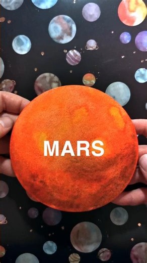 Painting the Solar System | Mars in Watercolor
