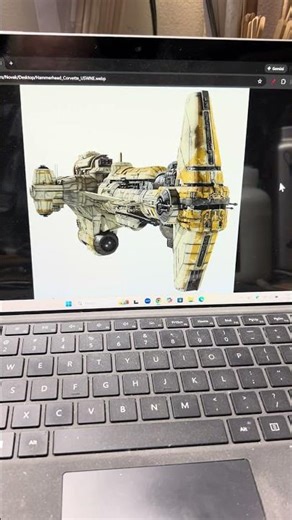 Hammerhead Corvette Gets Custom 'Ear Guns' Installed #modelkit #satisfying