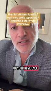 What Happens If You File for Citizenship with conditional green card while Separated from Your Spouse? ⸻ 📝 If you filed an I-751 to remove conditions on your green card jointly with your spouse, and then filed for citizenship based on a 3-year bona fide marriage — but you’re now separated — you’re headed for trouble. You’ll be scheduled for an interview on both the I-751 and the N-400. And unless you’re still living with your spouse and can prove your marriage is real and ongoing, both applicat