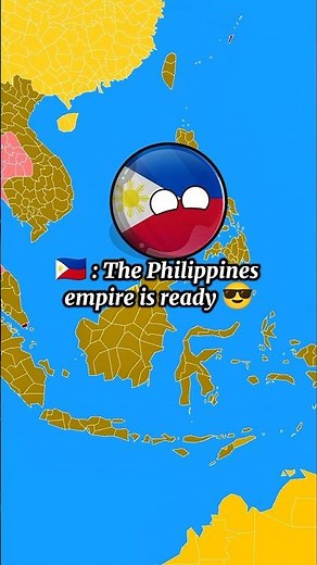 History of Philippines 🇵🇭 empire countries in nuttshell💀😱 #countryballs #geography #viralshorts