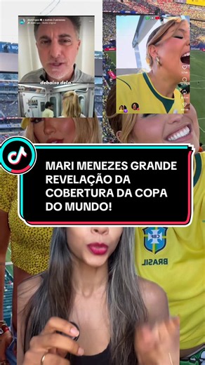 MARI MENEZES E MOHAMED | MARI MENEZES COBERTURA DA COPA DO MUNDO | MARI MENEZES NA COPA | MARI MENEZES NO ESTÁDIO. O que vocês acham?! #marimenezes #copadomundo #entretenimiento #viral #famosos