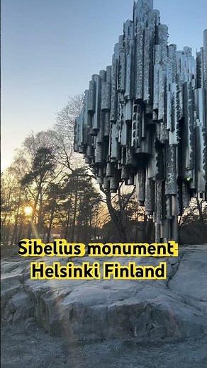 Sibelius Monument – A Symphony in Steel in Helsinki Top places #Finland #Sibelius #monument