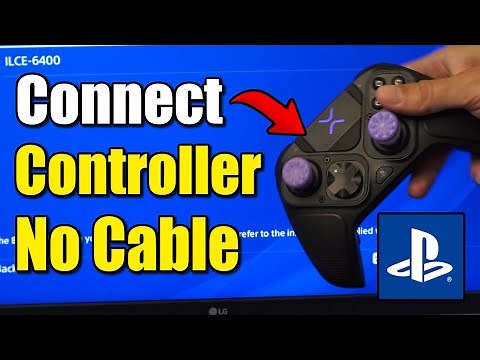 How to Connect PS4 Controller to PS4 Console with NO CABLE (Wireless Connect)