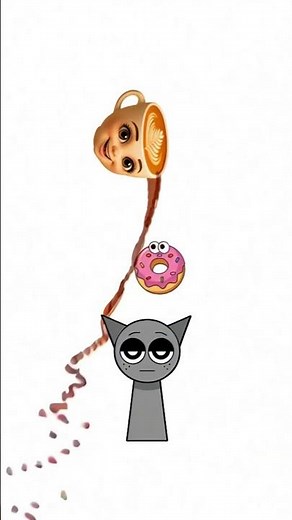 Sprunki Gray donut inflation #Sprunki #animation #INCREDIBOX #shorts