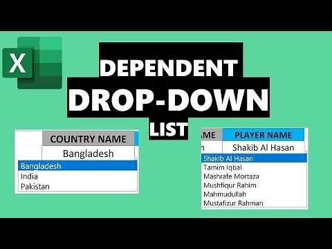 Dependent drop-down list in Excel | Category and Subcategory list
