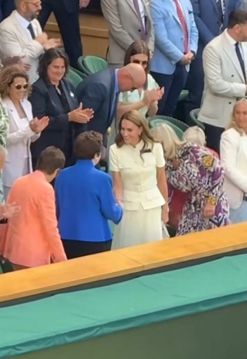 Princess of Wales Presents Women's Wimbledon Trophy 2023