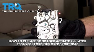 Door Lock Actuator  Latch 2001-2005 Ford Explorer Sport Trac