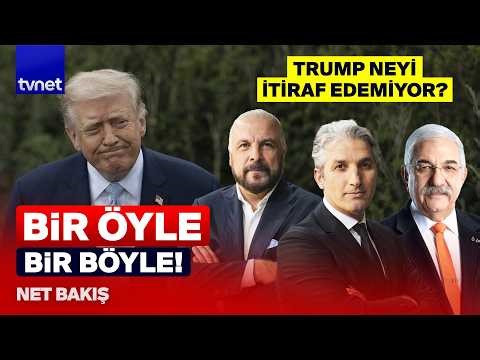 ABD Başkanı 5 gün saldırmazlık ilan etti, sonra yine çark etti | Net Bakış