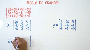 Regla de Cramer 3x3 | IngE Darwin 2.0