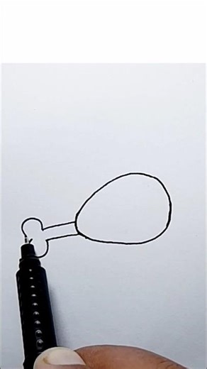 chicken leg piece 🍗 drawing #chicken #drawling #dj #art