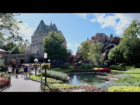 EPCOT World Showcase Canada Pavilion 2025 Tour & Walkthrough in 4K | Walt Disney World Florida