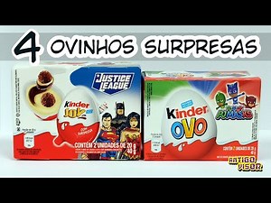 Bonecos Temáticos - Kinder Joy Liga da Justiça 2021 Ovo PJ Masks Heróis de Pijama | AntigoVisor 302S