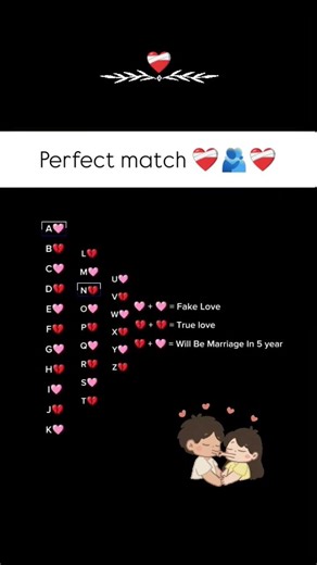 Perfect Match ❤️ Love Test | A to Z Name Compatibility 💑