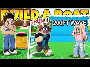 I BUILT A 200FT TSUNAMI THAT CRUSHES THE WORLD! Build a Boat