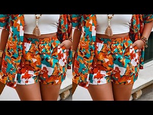 How to Sew Elastic Waist Shorts the Easy Way | Beginner-Friendly Tutorial