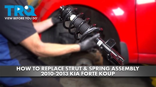 How to Replace Strut  Spring Assembly 2010-2013 Kia Forte Koup