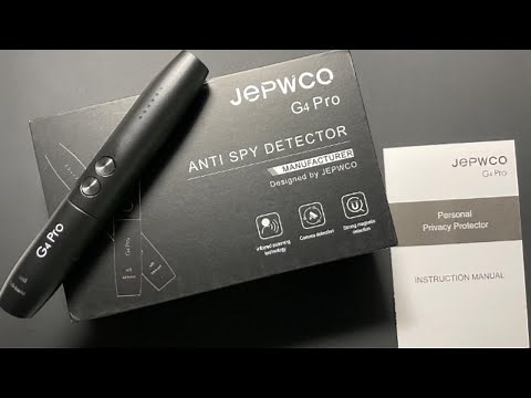 Jepwco G4 Pro Anti Spy Detector Review, Manual | Jepwco Bug Detector Instructions