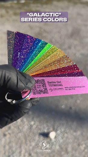 #MetallicMonday | Looking for some powder coating color inspiration to start off the week? Check out these colors! These are just a handful of the hundreds of metallic flake/pearl related coatings that we carry! ✨ Shop all powders with the link in the comments! 😎 Here's to the start of a great week! 💪 • #powdercoat #powdercoated #powdercoating #columbiacoatings #metallic #sparkle #shimmer #glactic #mirage #metallicpowder #colorinspiration #powderinspiration #diy #diypowdercoating | Columbia Co