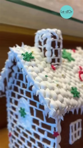 Le d’Or on Instagram: "A Little History of the Gingerbread House 🍪🏠 The tradition of the gingerbread house began in 16th-century Germany, where bakers created decorative houses from spiced gingerbread. Popularized by the fairy tale Hansel & Gretel, these sweet houses became a cherished holiday tradition—symbolizing warmth, creativity, and togetherness. ✨ Now taking orders — very limited slots available."
