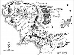 Middle-earth Map Vector Image – Detailed Complete Tolkien Fantasy Map Wall Art Digital Download for Print Laser-cutting and 3d Print - Etsy