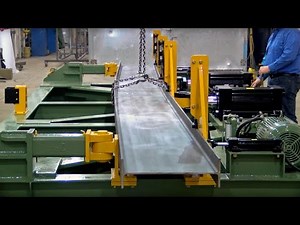 Bay-Lynx Steel-Beam Cambering Machine in Action | JPS International Inc